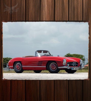 Металлическая табличка Mercedes-Benz 300SL US-spec (R198)